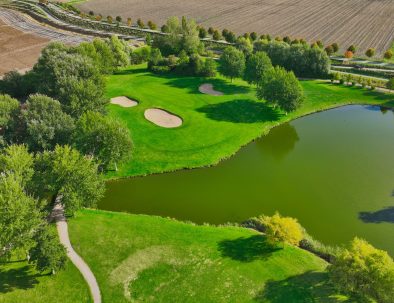 Hole14-De Goese Golf approach